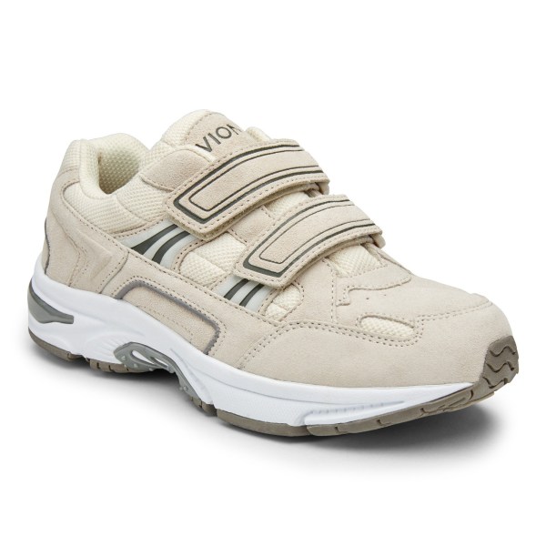 Vionic Trainers Ireland - Tabi Walker Cream - Womens Shoes On Sale | JQFEN-2476